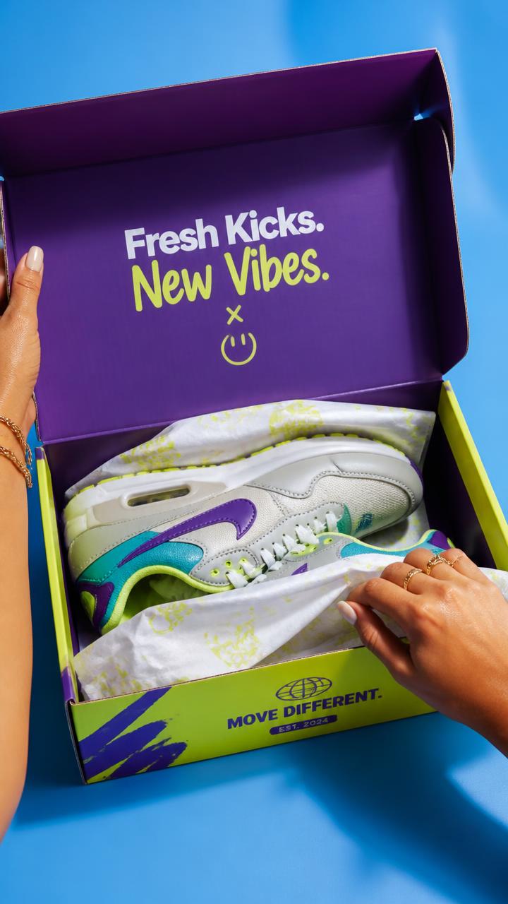 Unboxing UGC que vendió 900 pares — contenido para @movedifferent